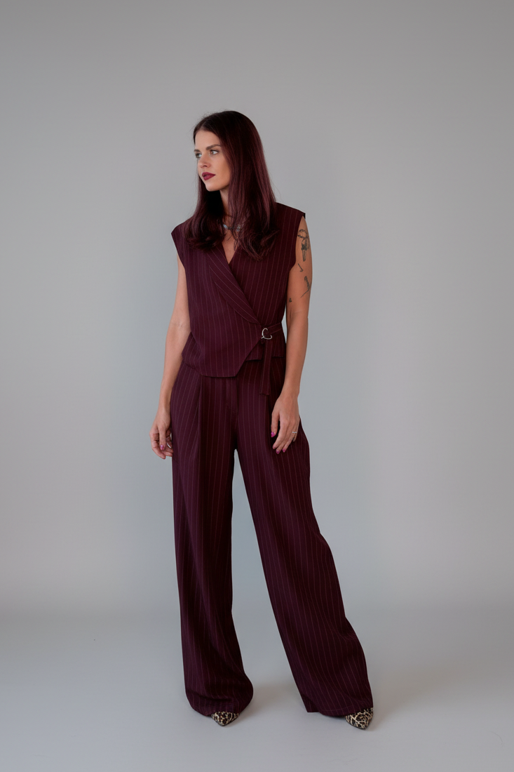 ZIVA GILET - BORDEAUX