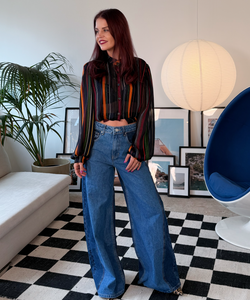MILLE STRIPED BLOUSE - MULTI