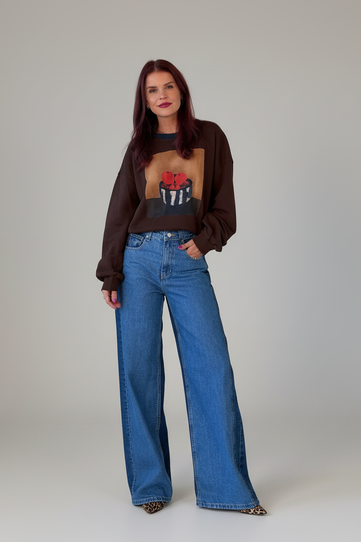 SOLA SWEATER - BROWN
