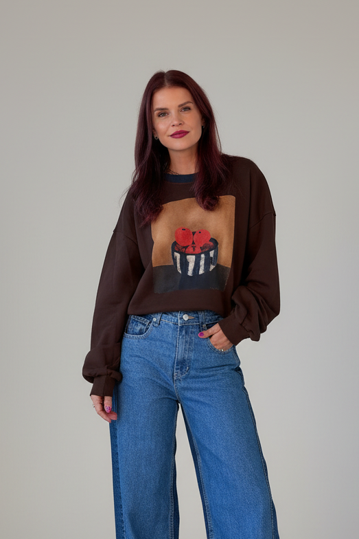 SOLA SWEATER - BROWN