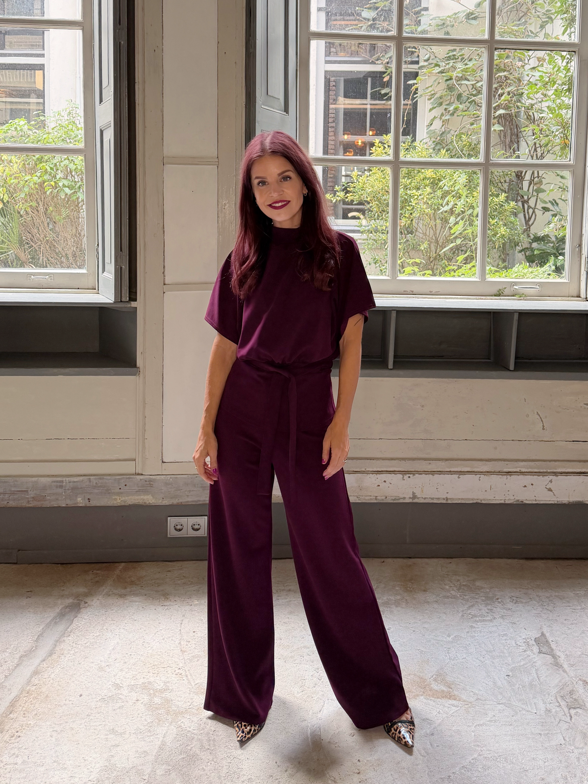 NEAT PANTS - BERRY