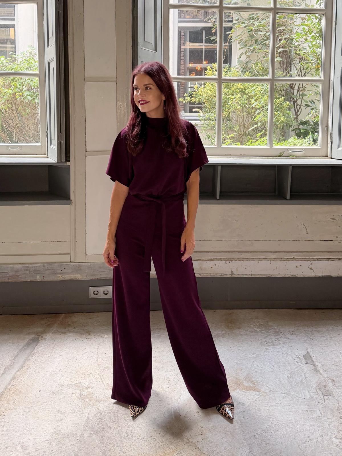 NEAT PANTS - BERRY