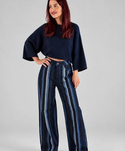MIGNON WOOL PULLOVER - NAVY