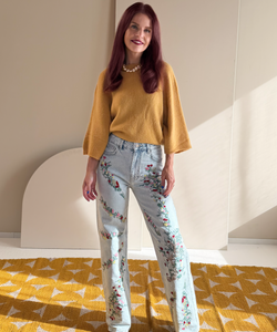 MIGNON WOOL PULLOVER - YELLOW