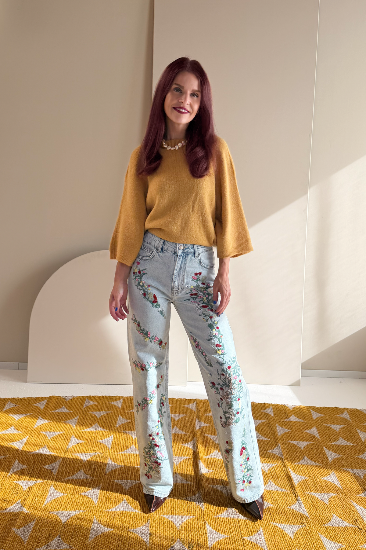 MIGNON WOOL PULLOVER - YELLOW
