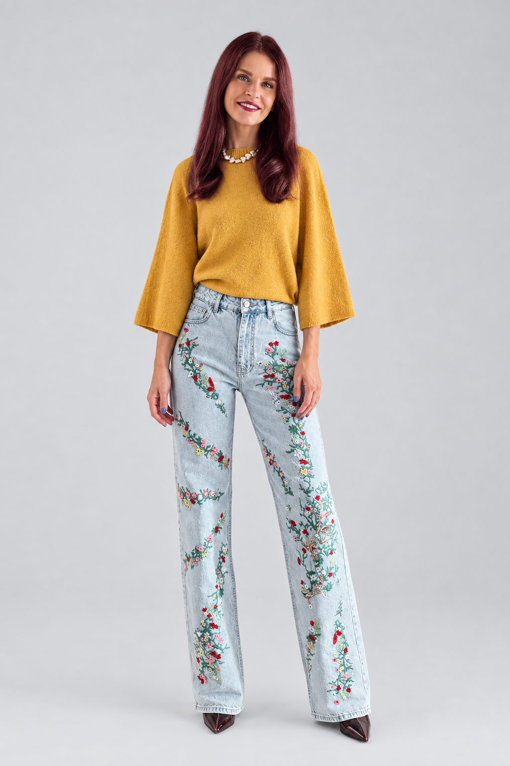 MIGNON WOOL PULLOVER - YELLOW