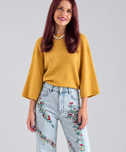 MIGNON WOOL PULLOVER - YELLOW