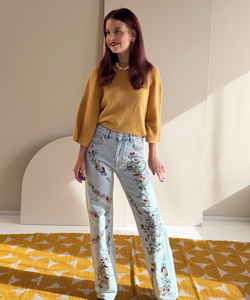 MIGNON WOOL PULLOVER - YELLOW