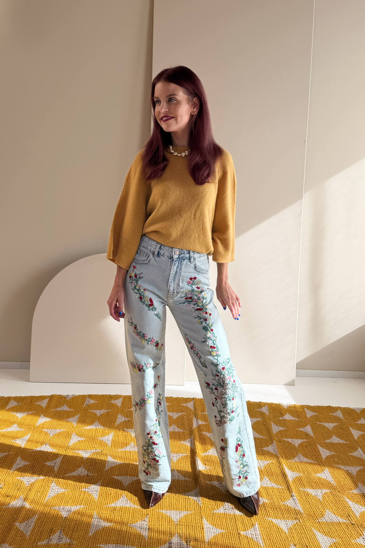 MIGNON WOOL PULLOVER - YELLOW
