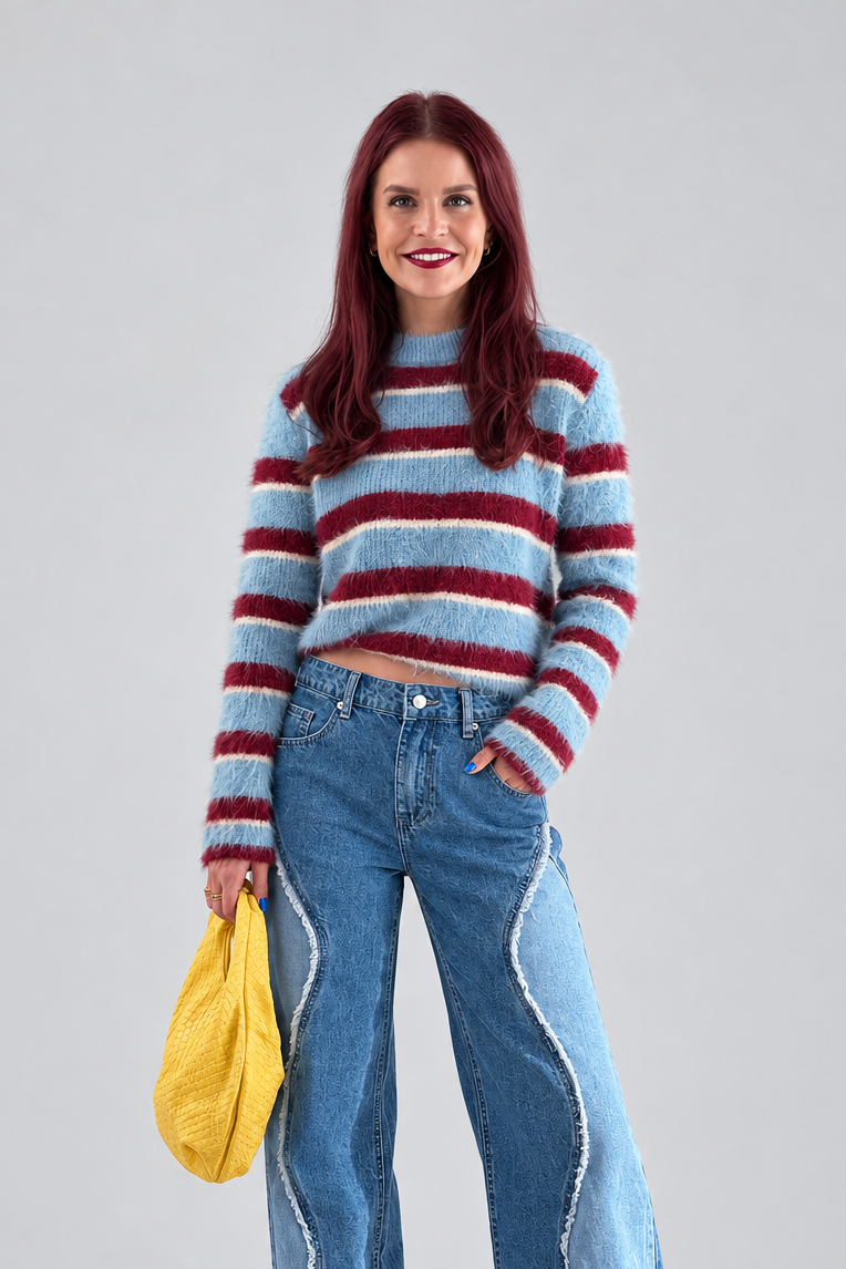 MARIELLE KNIT - BLUE