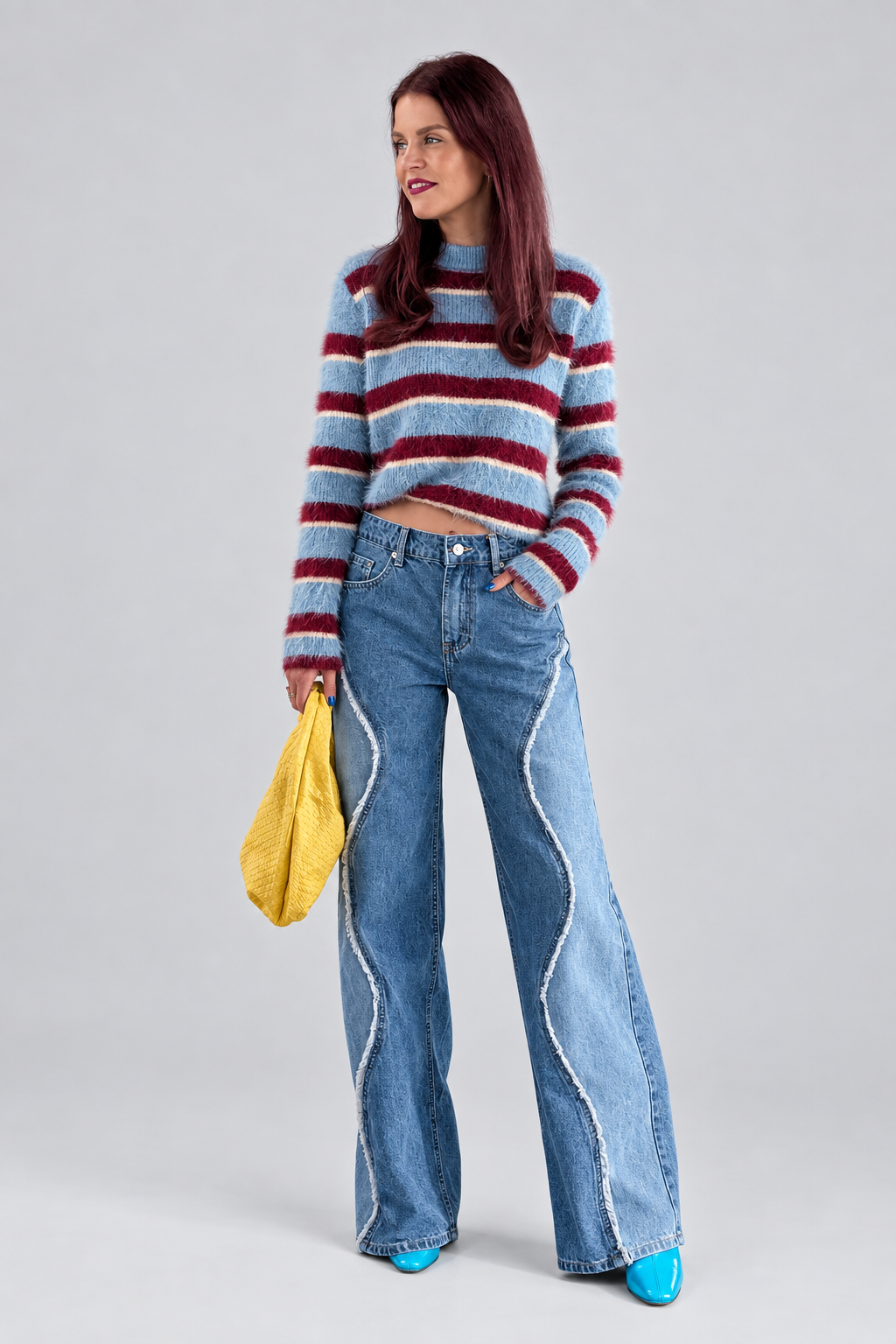 MARIELLE KNIT - BLUE