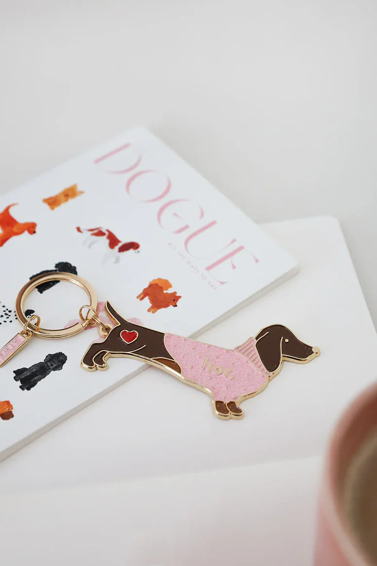 ATWTS | KEYCHAIN - HOT DASCHUND
