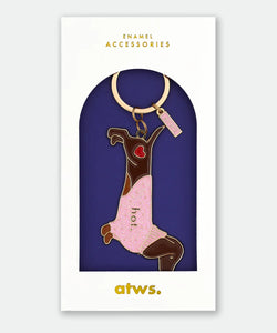 ATWTS | KEYCHAIN - HOT DASCHUND