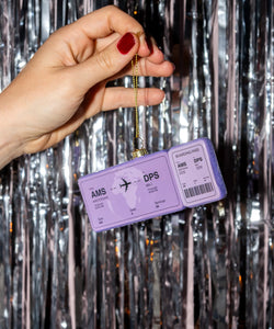 YUP IN DE BOOM | KERSTORNAMENT - BOARDINGPASS PAARS