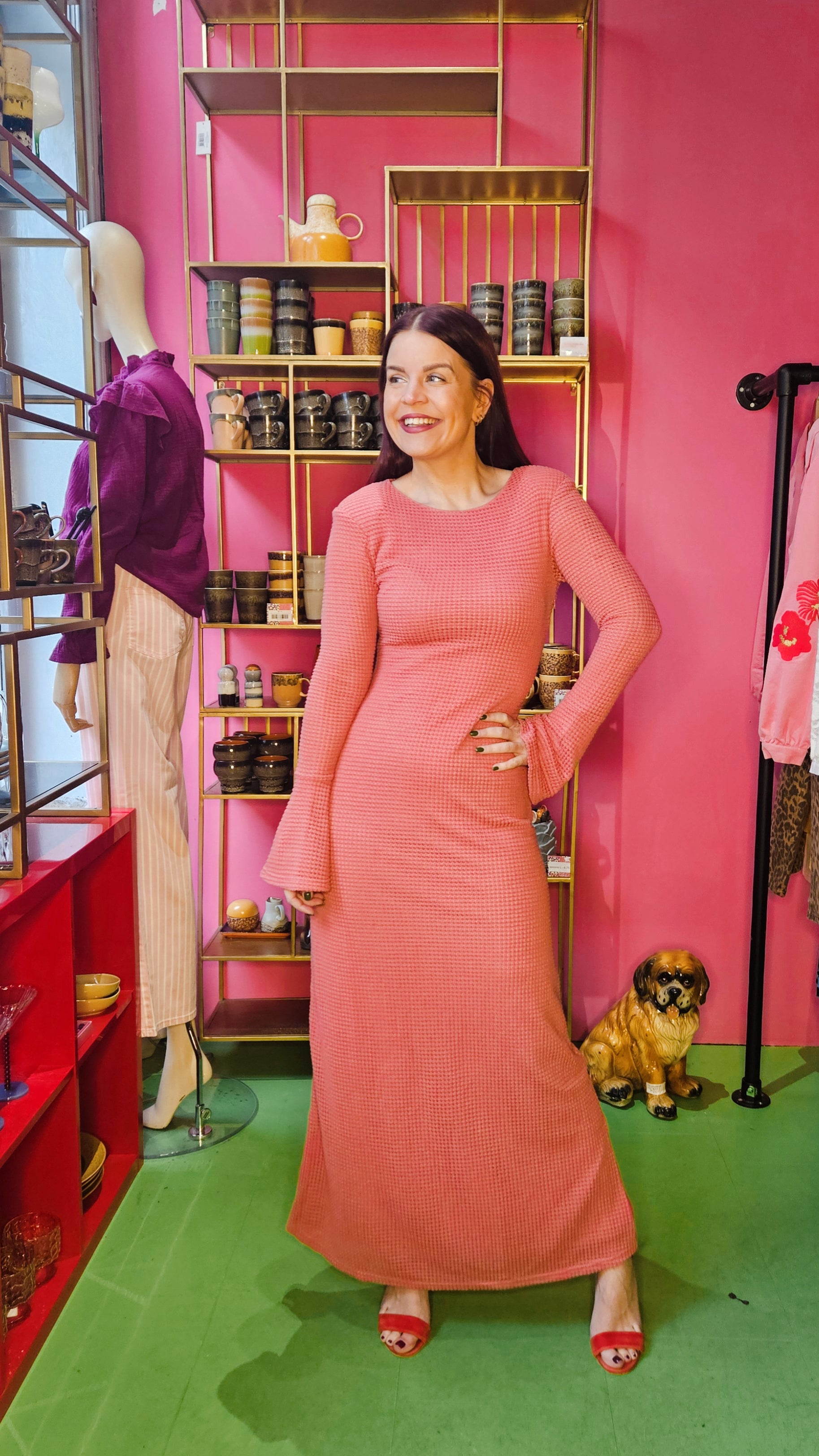 DRY LAKE | CHIC DRESS - DARK PINK