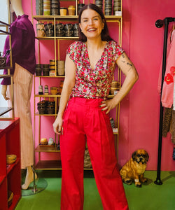 GRACE & MILA | PHIL PANTALON - RED