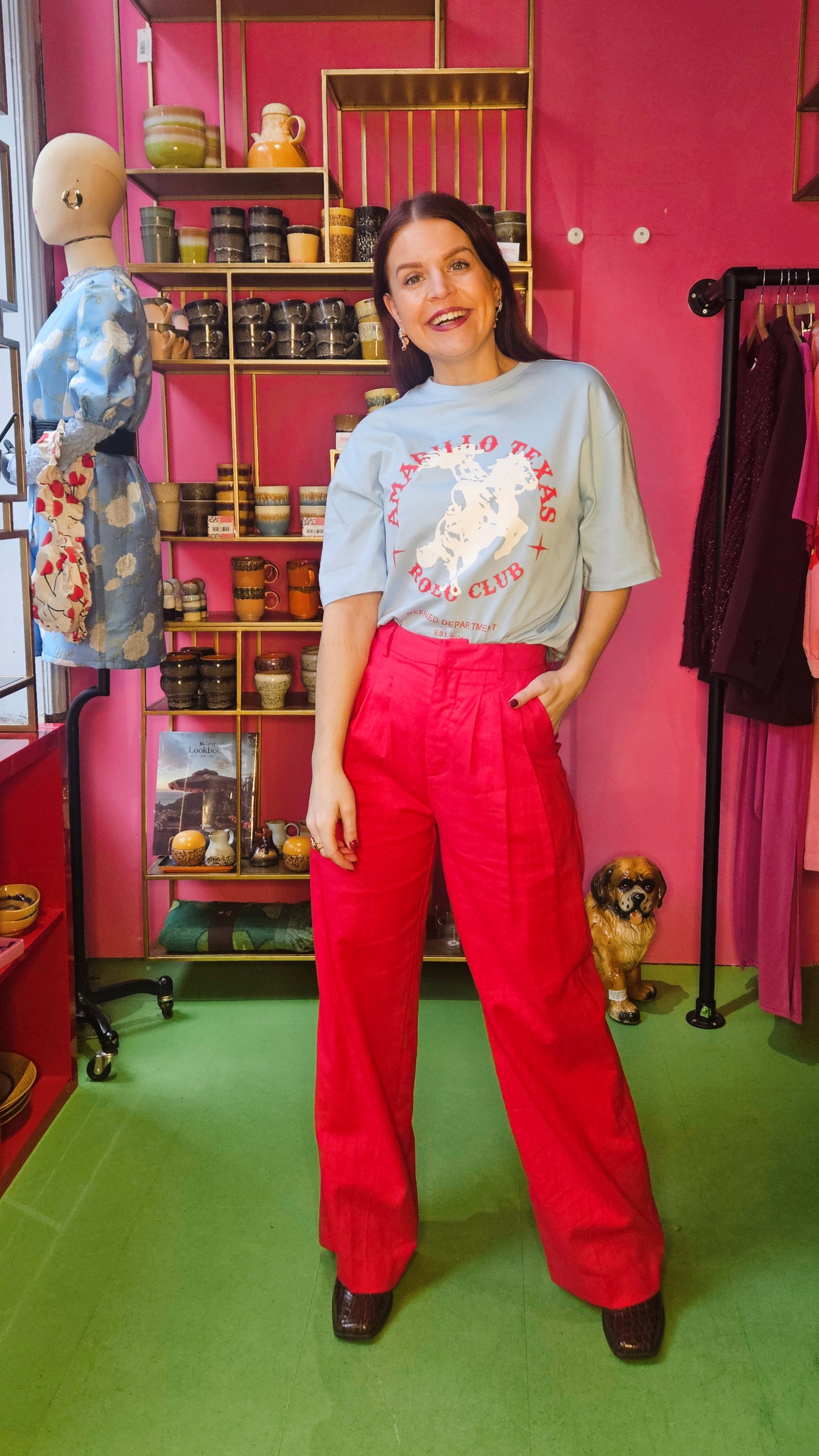 GRACE & MILA | PHIL PANTALON - RED