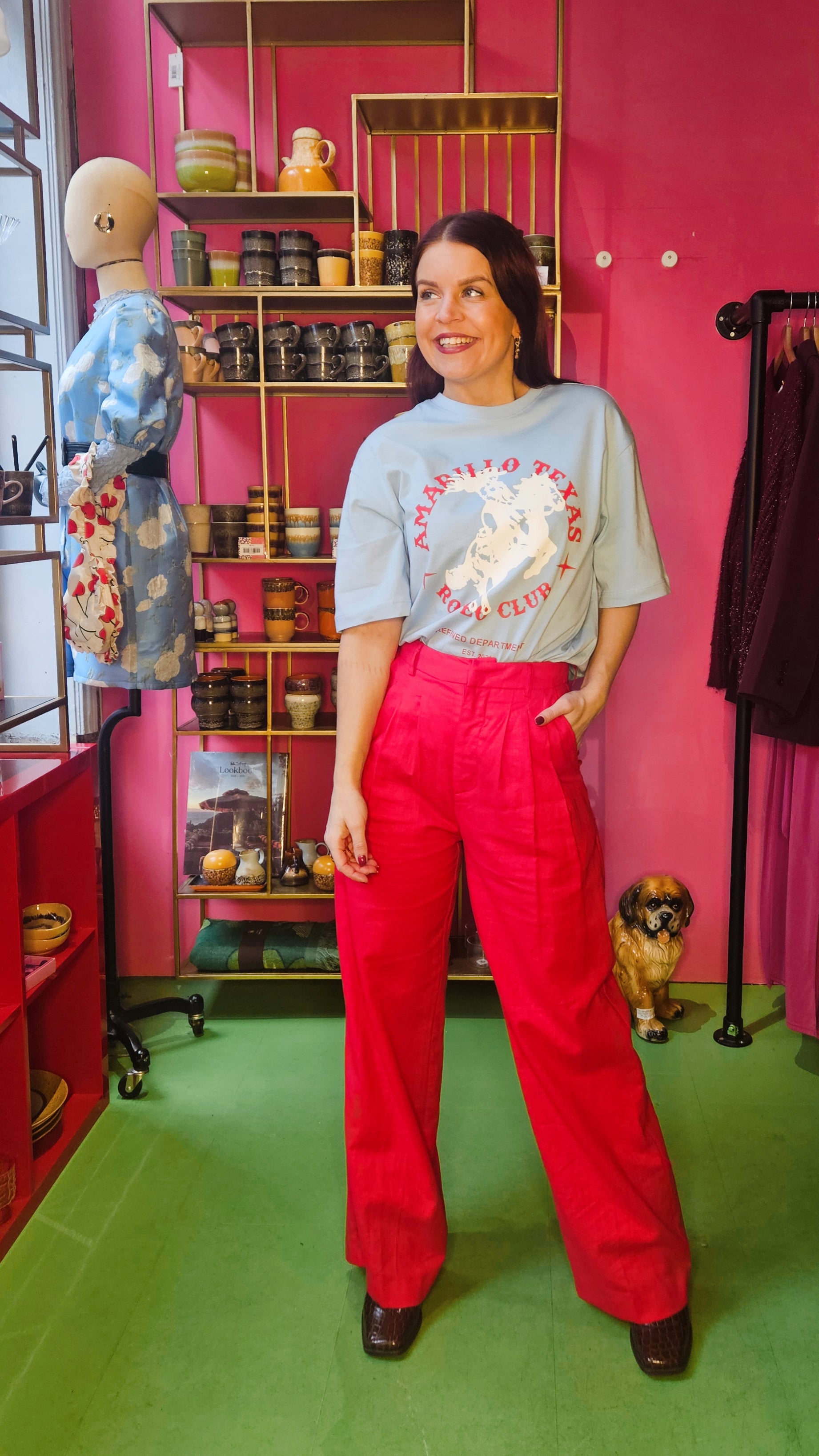 GRACE & MILA | PHIL PANTALON - RED