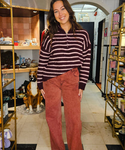 HARPER & YVE | YVE PANTS - BRICK RED