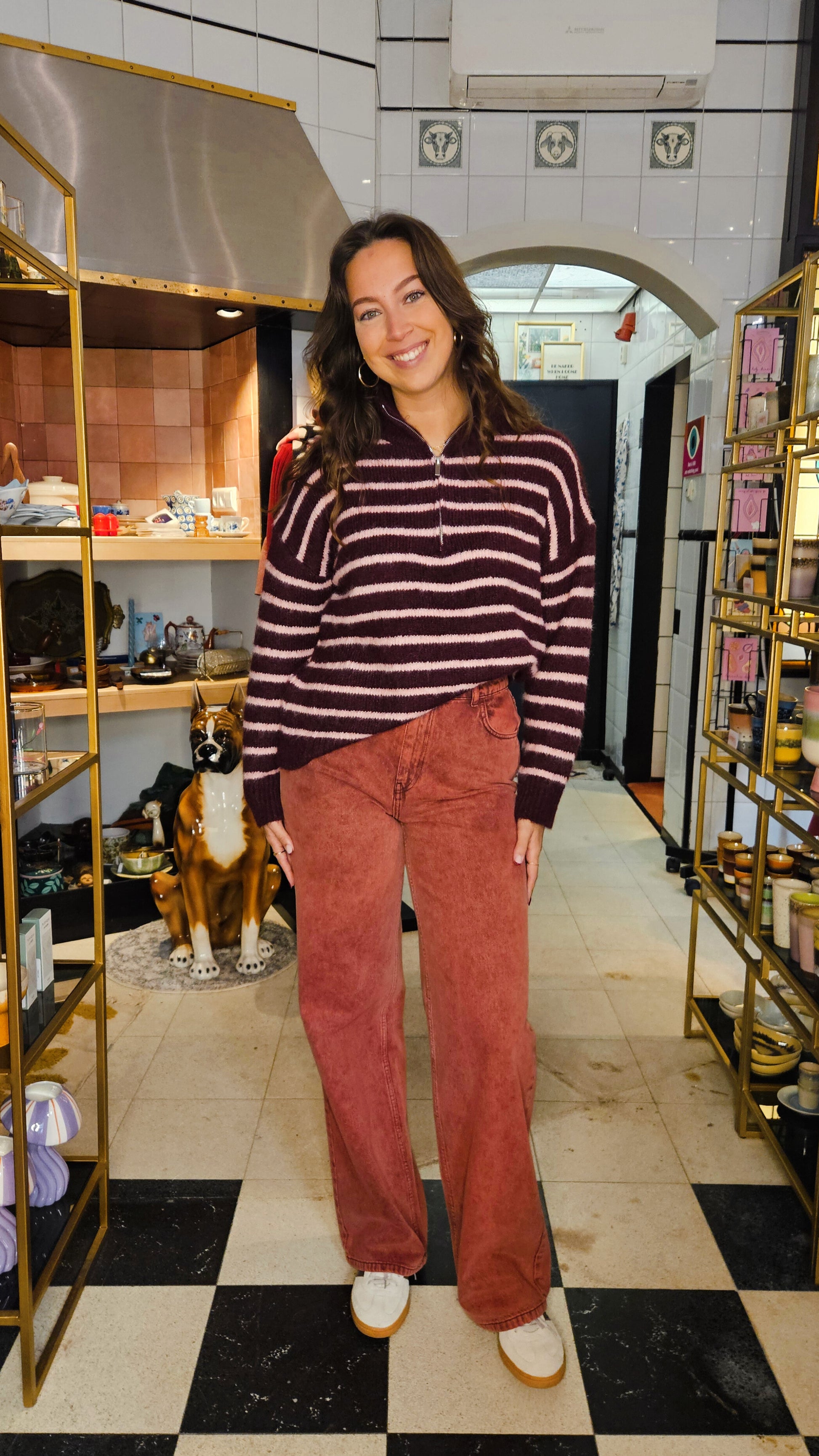 HARPER & YVE | YVE PANTS - BRICK RED