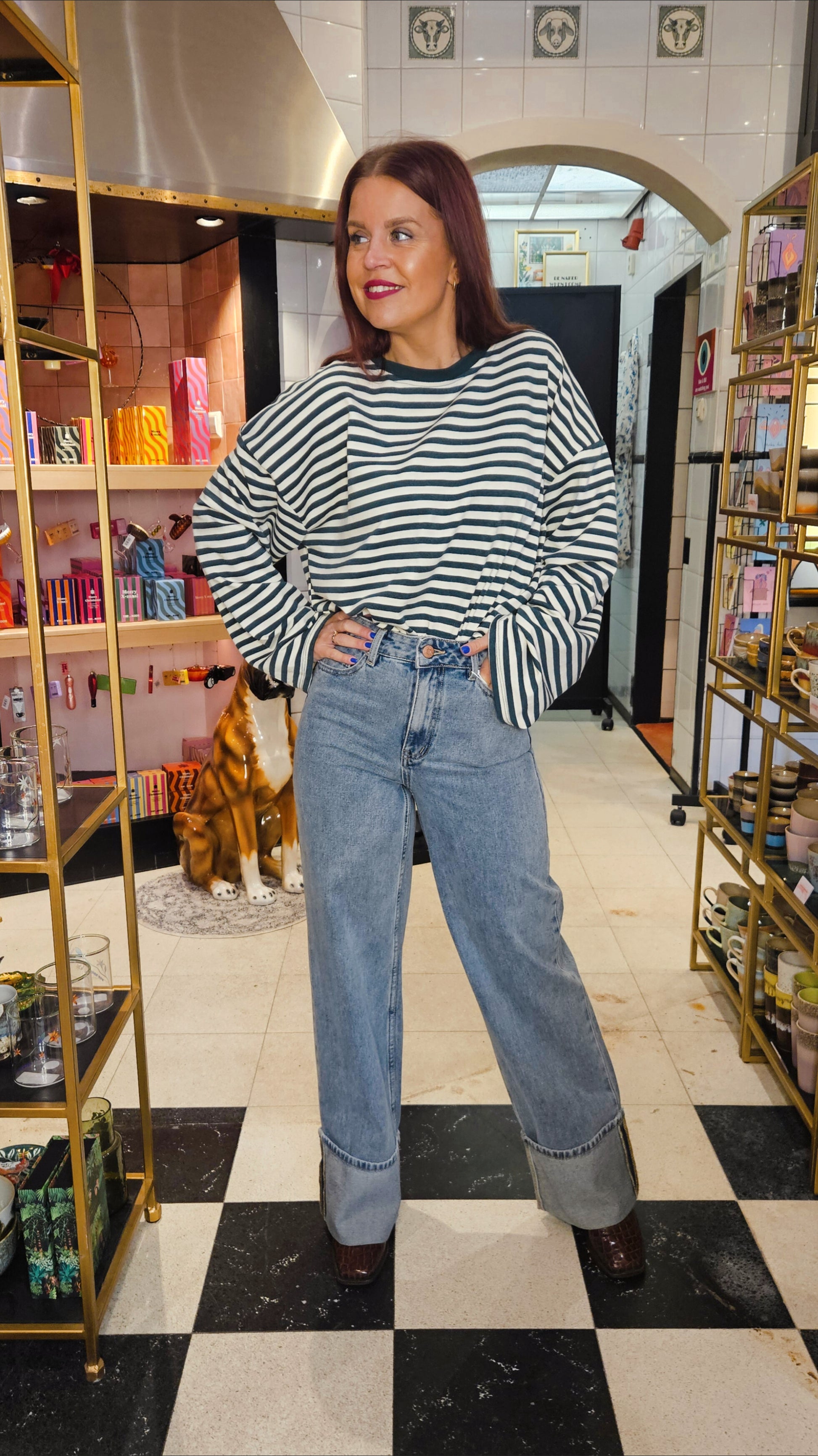 Y.A.S | TIRA HMW JEANS - LIGHT BLUE DENIM