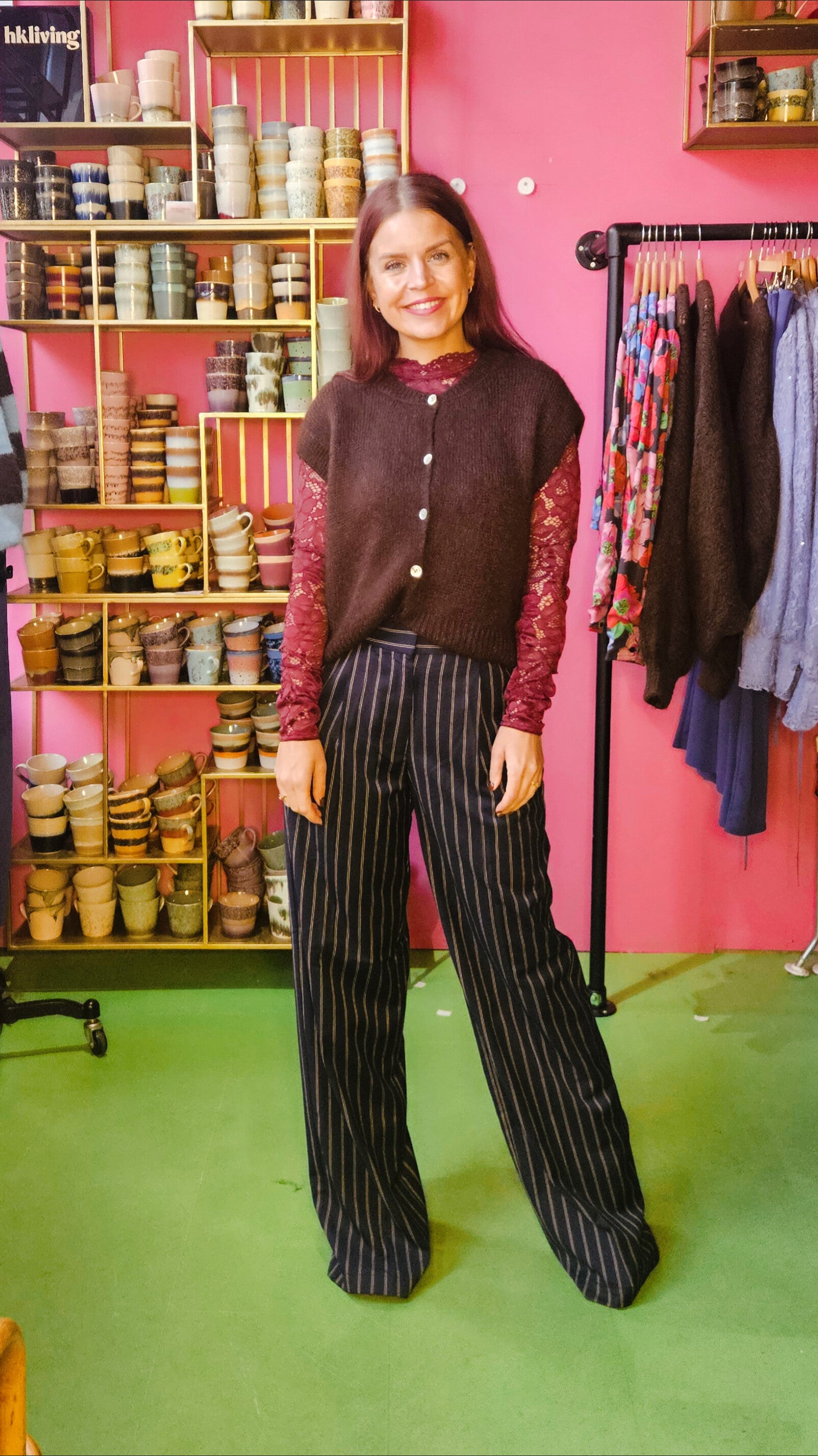 HARPER & YVE | ANNA PANTS - BLUE STRIPE