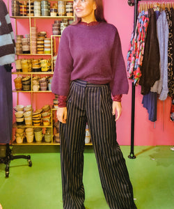 HARPER & YVE | ANNA PANTS - BLUE STRIPE