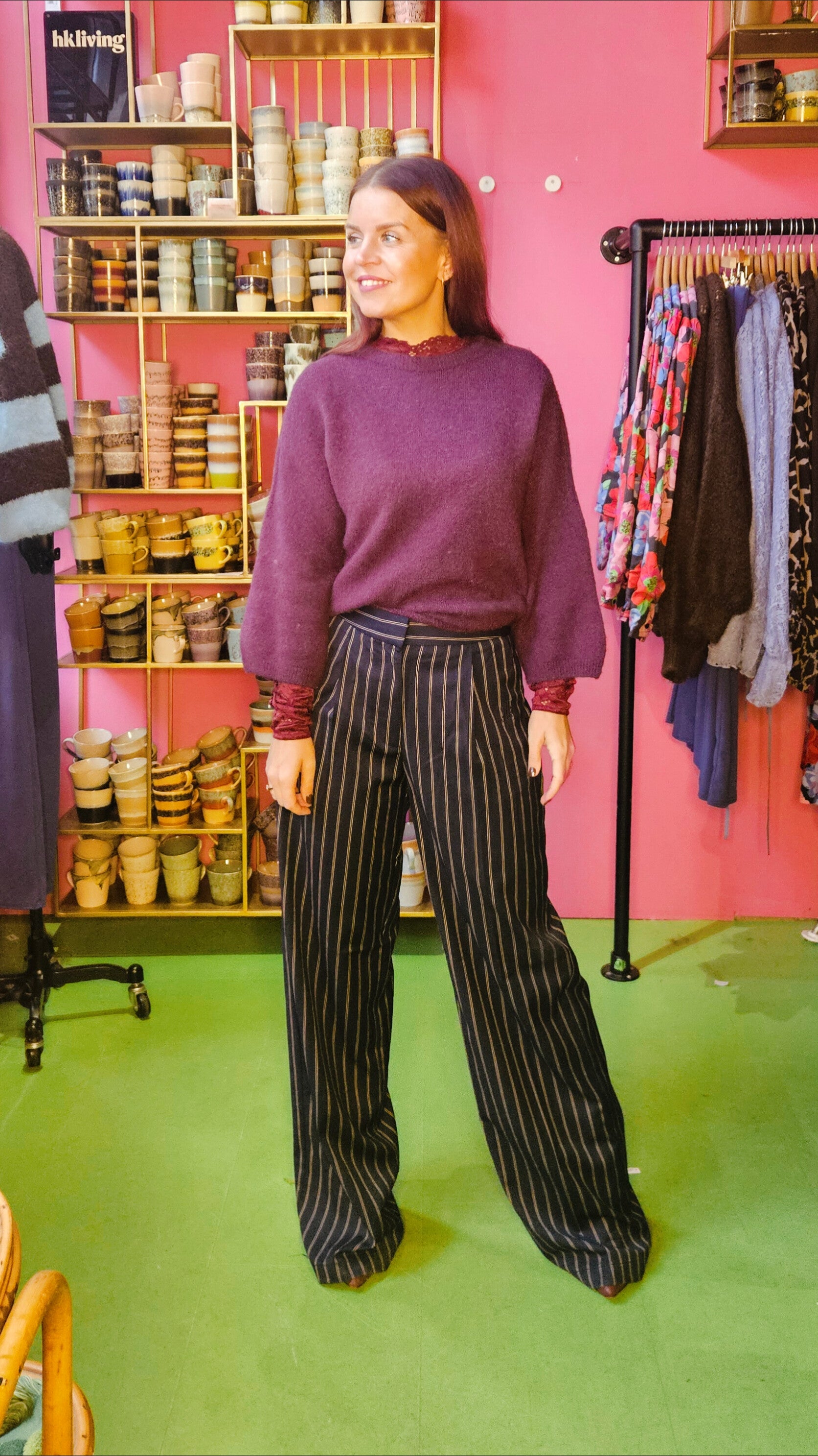 HARPER & YVE | ANNA PANTS - BLUE STRIPE