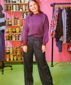 HARPER & YVE | ANNA PANTS - BLUE STRIPE