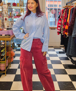 NÜMPH | JUNA SHIRT - HYDRANGEA