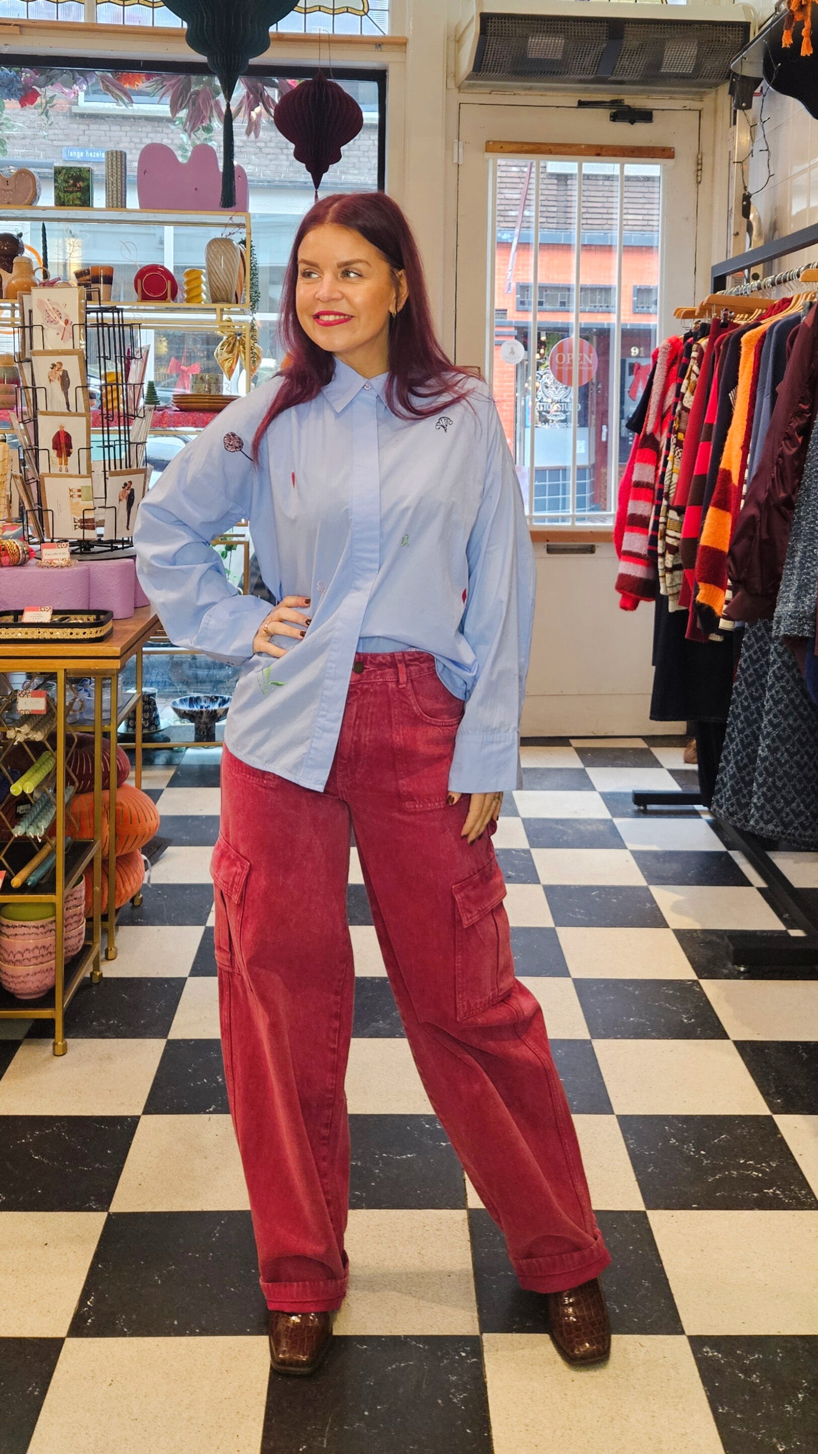 NÜMPH | JUNA SHIRT - HYDRANGEA