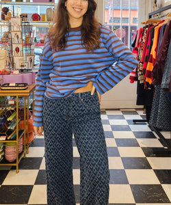 CELINE RELIEF JEANS - DARK BLUE