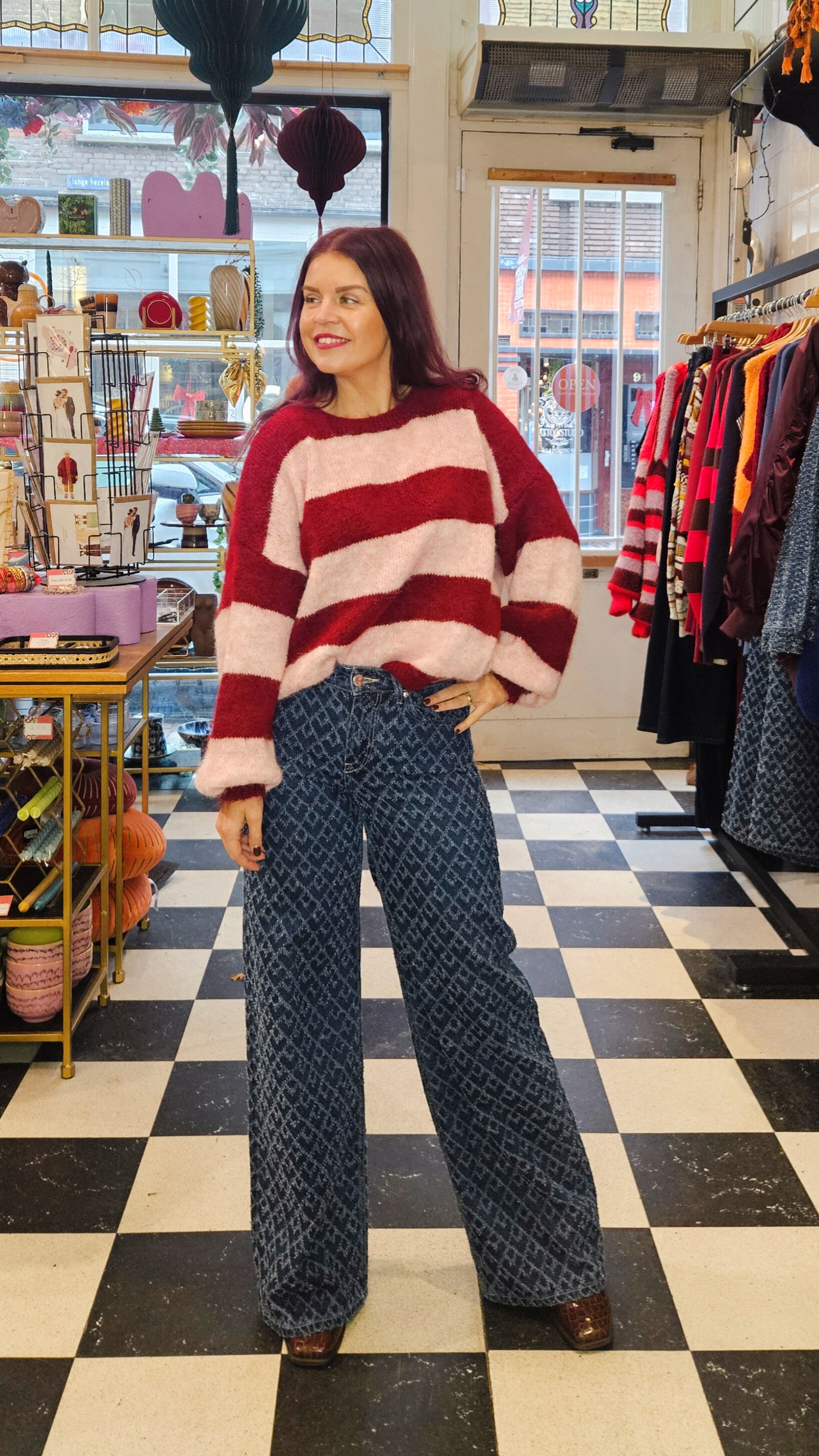 CELINE RELIEF JEANS - DARK BLUE