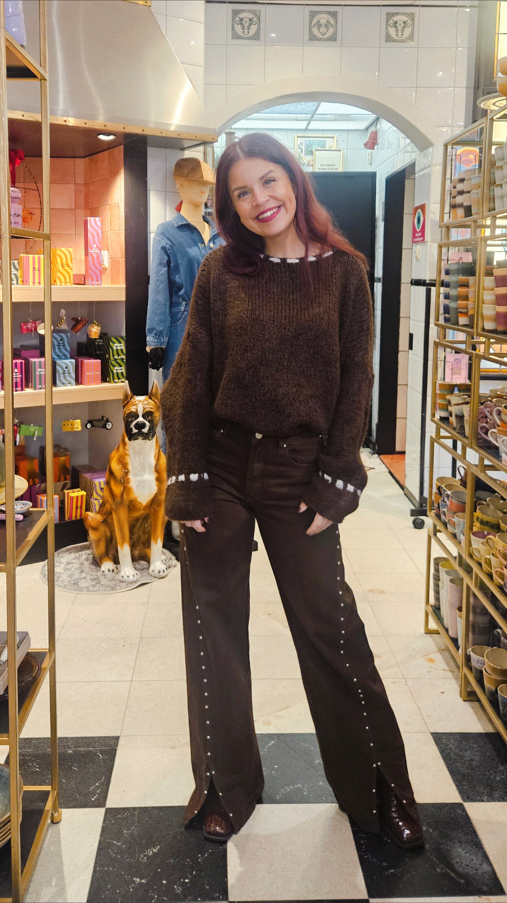 GEMMA KNIT - BROWN