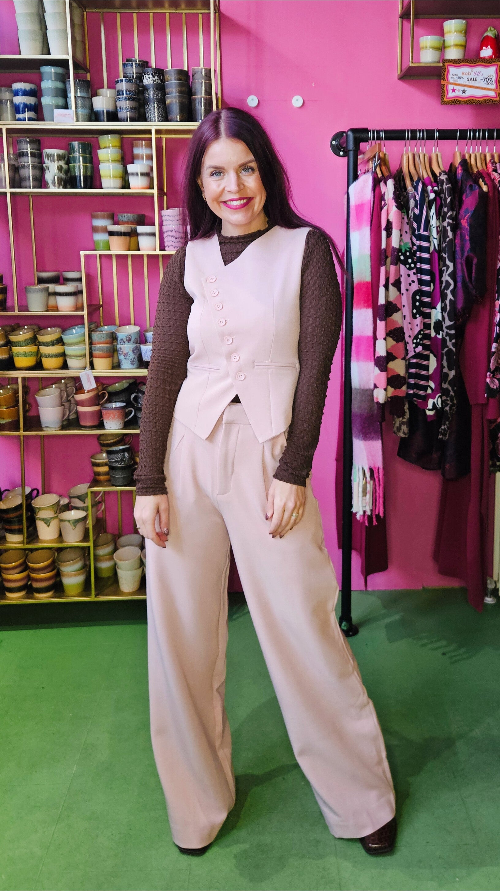 GATA VEST GILET - MAUVE