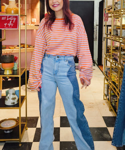 HARPER & YVE | YVE JEANS - LIGHT/ MID BLUE