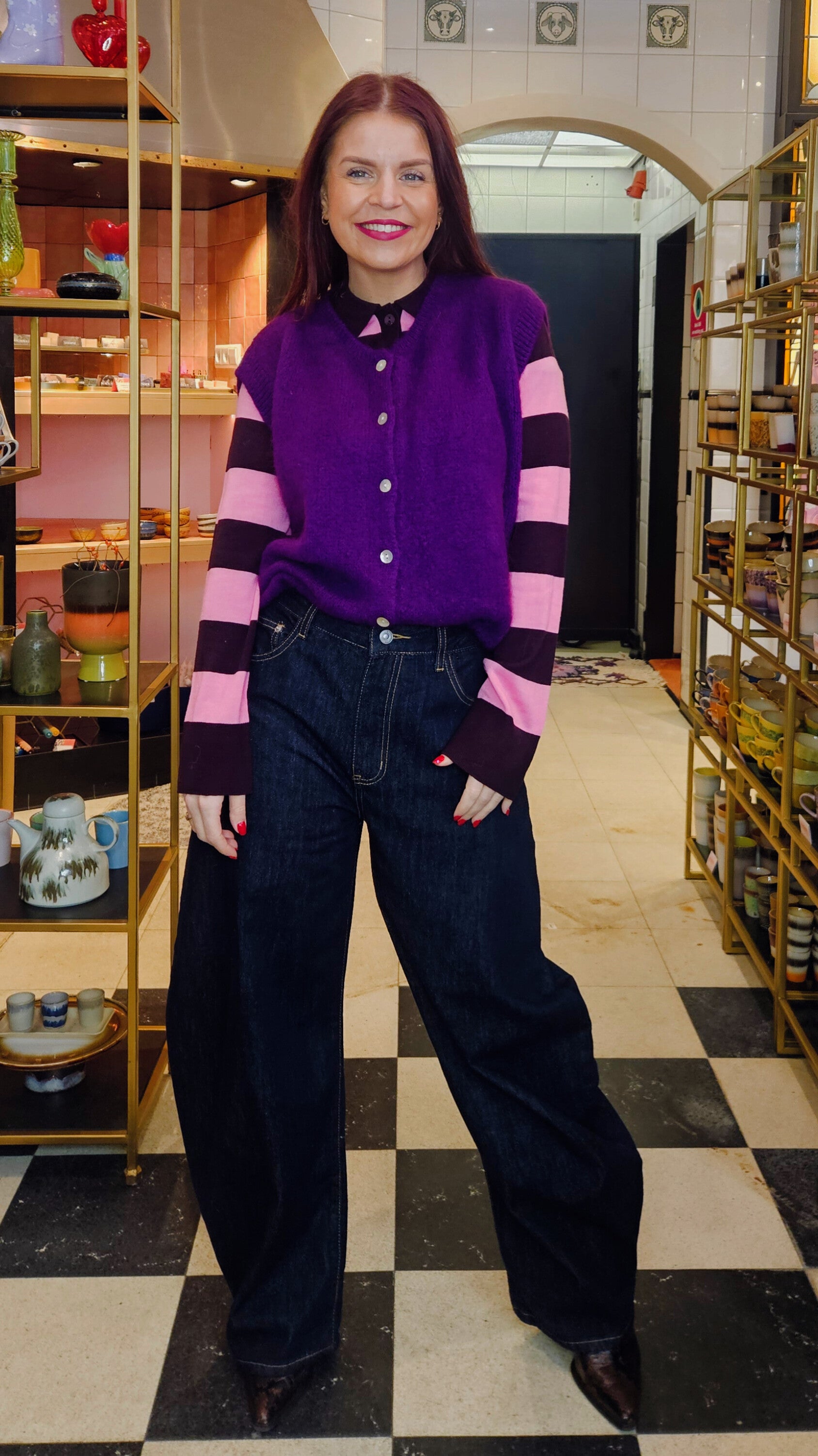 VIV BARREL JEANS - BLUE