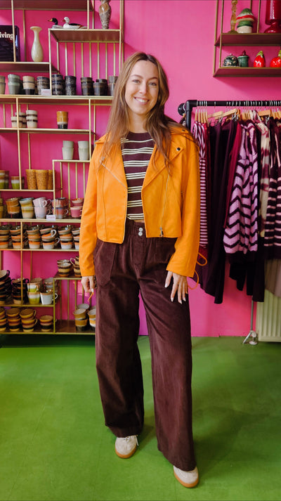 OVA BRAIDED JACKET - MUSTARD