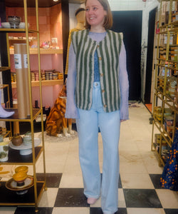 BONNYE WIDE LEG JEANS - BRIGHT LIGHT BLUE