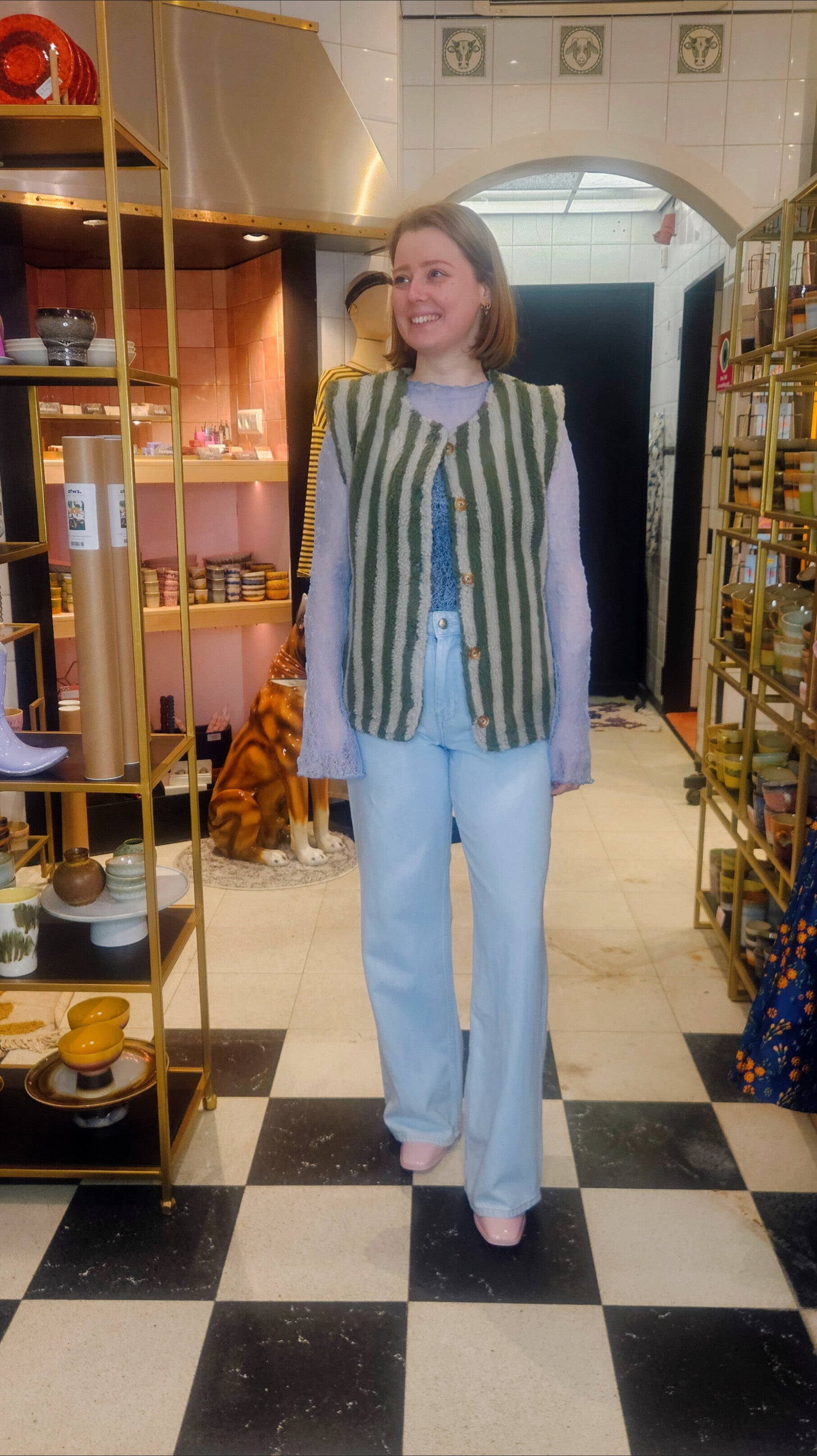 BONNYE WIDE LEG JEANS - BRIGHT LIGHT BLUE