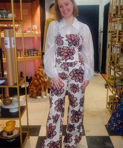 HARPER & YVE | MAYRA PANTS - DESSERT FLOWER ECRU
