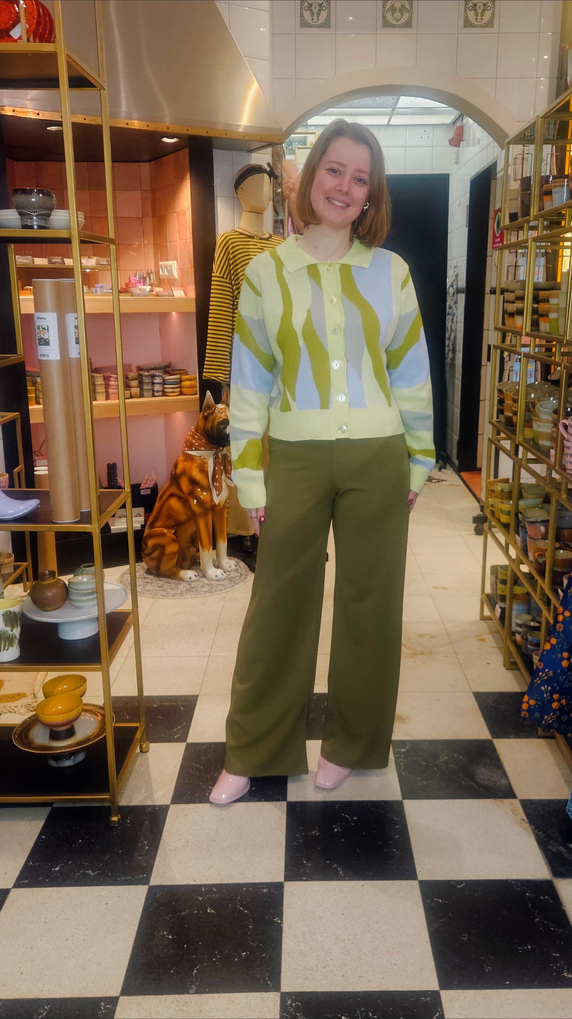 NEAT PANTS - MARTINI OLIVE