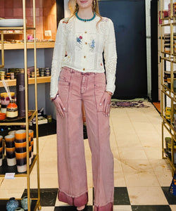 HARPER & YVE | MADELYNN JEANS - VINTAGE PINK