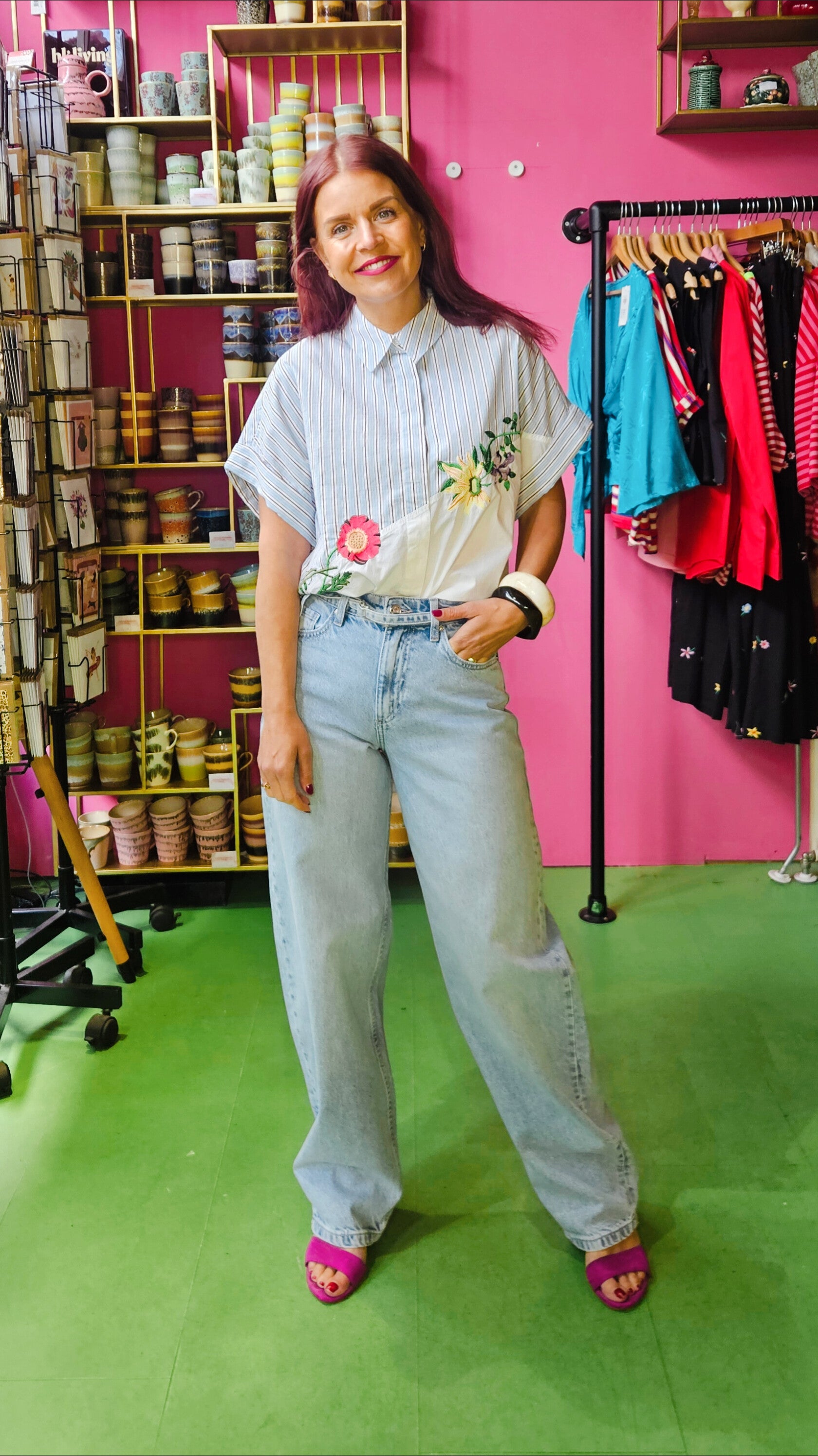 AVA BARREL JEANS - LIGHT BLUE