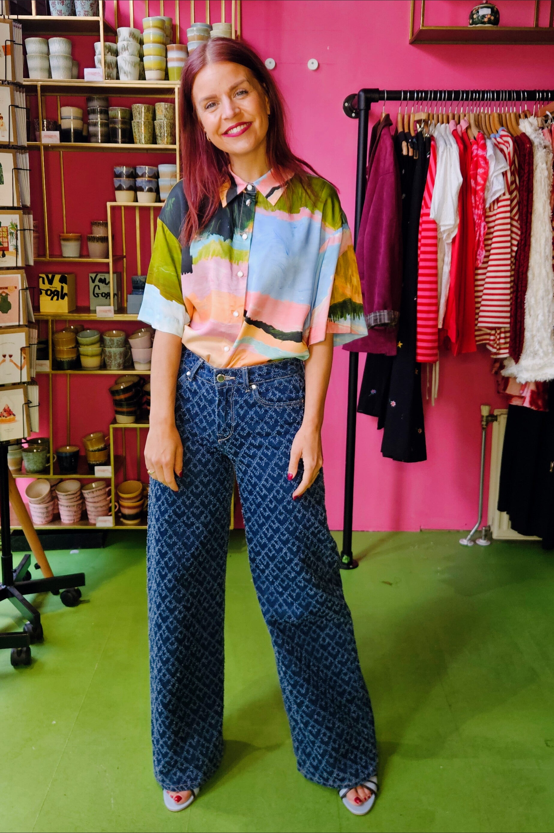 NÜMPH | MEADOW SHIRT - PEONY