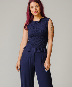 BOB & BILL | BERAWA OAKLEE TOP - NAVY