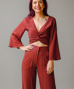 BOB & BILL | BERAWA ISELANA PANTS - RAFLESIA REDDISH BROWN