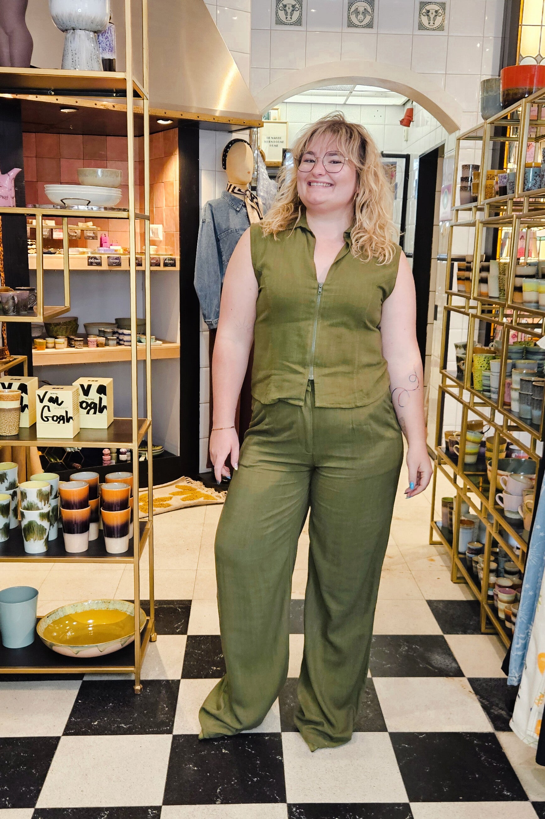 BOB & BILL | BERAWA ISELANA PANTS - BASIL
