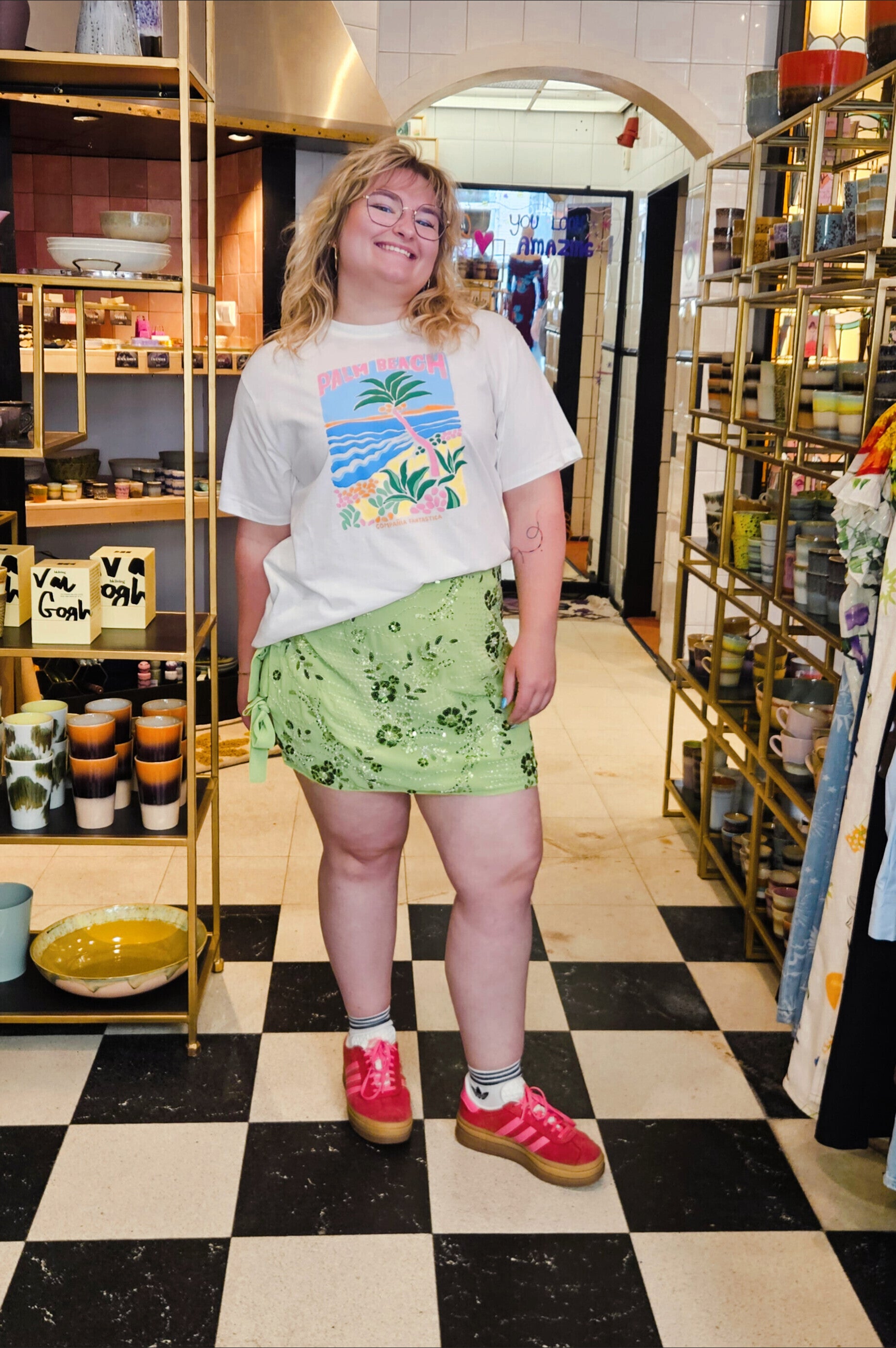 COMPAÑÍA FANTÁSTICA | PALM BEACH TEE - WHITE