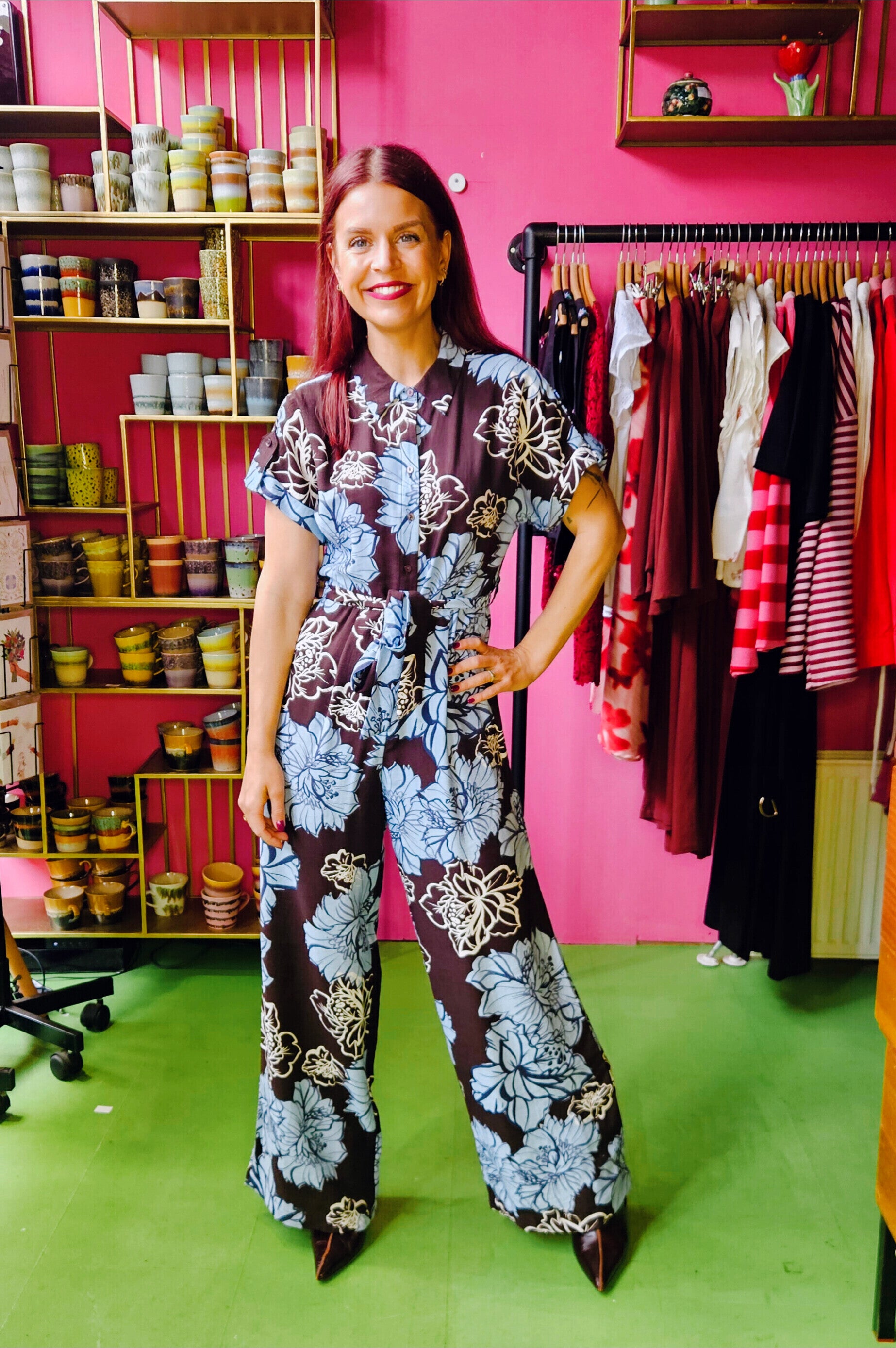 NICOTINA JUMPSUIT - BABY BLUE